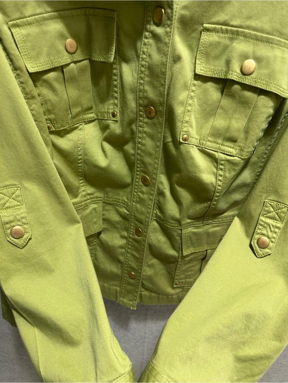 Jones New York Lime Utility Jacket - Picture 5 of 10